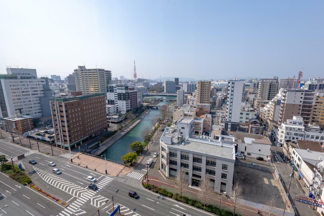 Hotel Okura Fukuoka Фукуока Екстер'єр фото View of the river in Nagoya